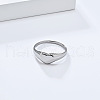 Heart 304 Stainless Steel Finger Rings for Women FS-WGDCCF4-02-1