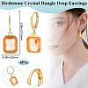 Beebeecraft 3Pairs Brass Leveback Earring EJEW-BBC0001-61E-2