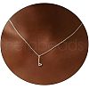 Fashionable Brass Letter Heart Pendant Necklaces for Women FS-WGD0E1D-35-1