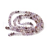 Natural Purple Lodolite Quartz Beads Strands G-S385-01-3