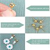 Unicraftale 40Pcs 304 Stainless Steel Stud Earring Findings STAS-UN0022-52-4