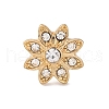 Alloy Flower Stud Earrings EJEW-M035-01G-1