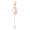 Metal Beadable Keychains KEYC-D288-02RG-2