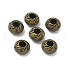 Tibetan Style Alloy European Beads FIND-F012-02AB-2