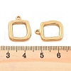 PVD Vacuum Plating 304 Stainless Steel Pendants STAS-H218-04G-3