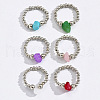 Bohemian Plastic & Resin Finger Rings for Women FS-WG55B4A-01-5
