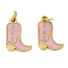 Ion Plating(IP) 304 Stainless Steel Enamel Charms X-STAS-Z104-05G-1