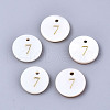 Natural Freshwater Shell Charms SHEL-Q023-07-1