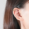 Stylish S925 Sterling Silver Star Cuff Earrings ZM0471-4