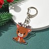 Christmas Theme Acrylic Pendant Decoration HJEW-YW00032-08-1