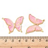 304 Stainless Steel Enamel Pendants STAS-V015-61D-G-3
