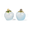 Transparent Glass Apple Pendants X1-DGLA-E004-16E-1