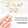 BENECREAT 20Pcs Brass Charms KK-BC0007-37-3