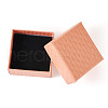 Rhombus Textured Cardboard Ring Gift Storage Boxes CON-TAC0001-07B-3