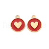 Alloy Enamel Pendants ENAM-S121-181D-2