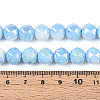 Electroplate Glass Beads Strands GLAA-N010-10mm-06-3