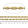 Ion Plating(IP) 304 Stainless Steel Rectangle Link Chains CHS-G039-09G-2