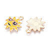 Alloy Enamel Pendants ENAM-T022-36-2