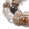 Natural Thousand Layer Lodolite Quartz Beads Strands G-M451-A01-10mm-4