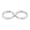 Tarnish Resistant 304 Stainless Steel Keychain Clasps KEYC-D049-05-3
