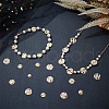 CREATCABIN 80Pcs 4 Styles Brass Connector Charms KK-CN0002-93G-4