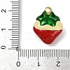 Brass Enamel Pendants KK-R224-14B-G-3