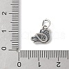 925 Sterling Silver Dove Charms STER-R012-02AS-3