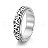 Rotatable Stainless Steel Finger Ring PW-WGB0425-08-1