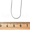 Tarnish Resistant 304 Stainless Steel Snake Chains Necklaces STAS-F094-24P-2