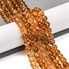 Round Natural Citrine Beads Strands X-G-K068-12A-6mm-2