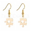 Brass Best Friend Dangle Earrings Sets for Friendship Gifts EJEW-JE04545-3