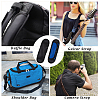 Gorgecraft 2Pcs 2 Colors Detachable Polyester Backpack Shoulder Strap Pad AJEW-GF0008-17-5