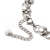 Handmade 304 Stainless Steel Necklaces NJEW-Q333-02C-01-3