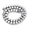 Electroplated Synthetic Non-magnetic Hematite Beads Strands G-Z032-G02-08P-2