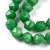 Dyed Natural Malaysia Jade Beads Strands G-T139-8mm-48-3