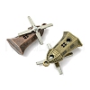 6Pcs 2 Colors Tibetan Style Alloy Pendants FIND-FS0002-56-2
