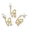 Brass Pendants KK-B132-02G-04-1