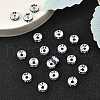 Brass Grade A Rhinestone Spacer Beads RSB038NF-14-2