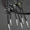 SUPERFINDINGS 60Pcs Alloy Cord Ends FIND-FH0009-54-6