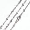 Tarnish Resistant 304 Stainless Steel Cable Chain Necklaces STAS-G083-15P-1