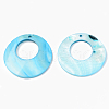 Natural Freshwater Shell Pendants SSHEL-R048-017-3