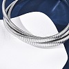 304 Stainless Steel 3-Strand Chain Necklaces NJEW-Q025-01P-5