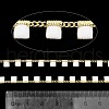 Brass Rectangle Link Chains CHC-C007-03G-03-2
