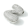 Rack Plating Brass Cubic Zirconia Pendants KK-S378-02P-Z-2