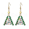 Glass Beads Earrings EJEW-TA00461-1