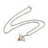 201 Stainless Steel Pendant Necklaces NJEW-H030-06P-2