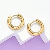 Ion Plating(IP) 304 Stainless Steel Huggie Hoop Earrings EJEW-F111-14mm-G-1