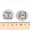 Non-Tarnish 201 Stainless Steel Pendants STAS-T064-38P-9-3