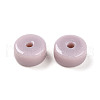 Opaque Solid Color Glass Beads X1-GLAA-N007-6x3mm-A02-2