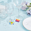 SUNNYCLUE DIY Blank Wine Glass Charm Making Kit DIY-SC0023-79A-4